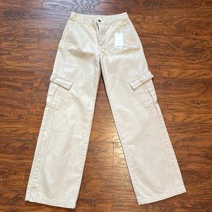 Cream cargo pants